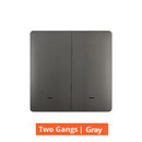 Benexmart Zigbee Wireless Switch 1 2 3 4 Gangs Scene Control Smart Home Devices Works with Tuya Click On Off Scene Switch Black