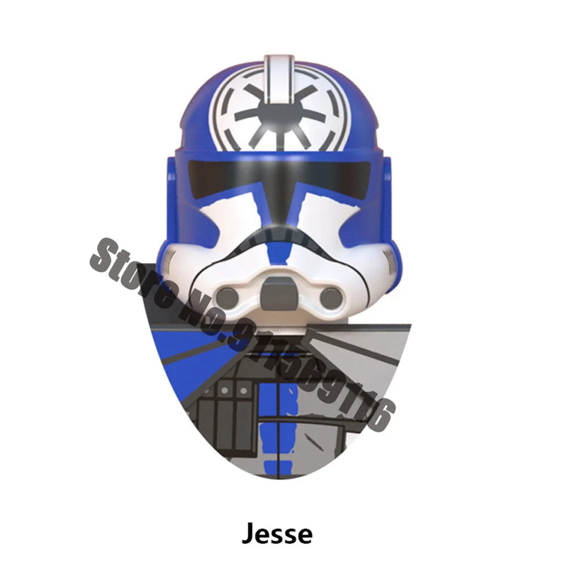 ARC Clone Troopers Building Blocks LUKE Skywalker Mandalorians Boba Fett Palpatine Yoda R2D2 Bricks Action Figures Toys