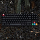 Minimalist Black keycaps PBT cherry profile  61/71/64/68/84/96/980/87/104 keycap set