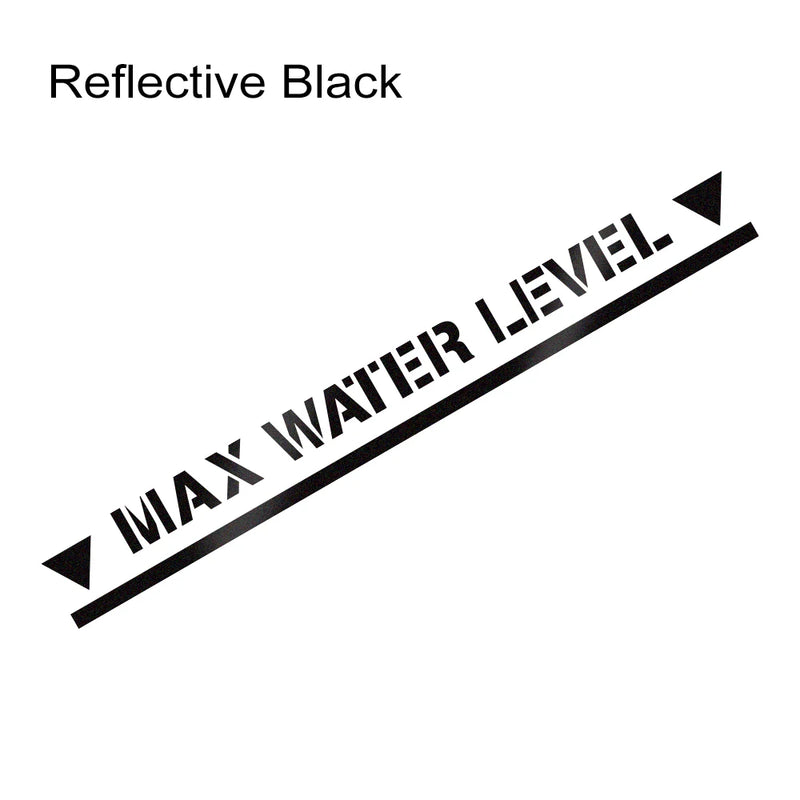 Max Water Level Car Sticker For SUZUKI Jimny Raptor Hilux Ranger Fit Offroad Military 4x4 Waterproof Vinyl Film Car Accessories