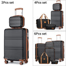 KONO 2/4/6-piece beauty case box cosmetics case hand luggage toilet bag travel bag luggage set