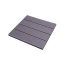WPC Composite Garden Floor Boards Set of 11PCs Interlocking Wood Effect Terrace Tiles Flooring 30 x 30cm with Click System