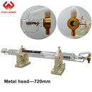 High quality SPT laser tube 40w laser power 720mm length and metal head for desktop laser engraving machine