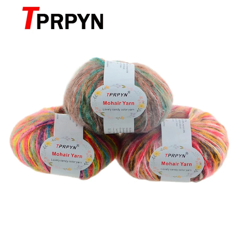 1Pc=25g Long Plush Cashmere Mohair Yarn Anti-pilling Fine Quality Hand-Knitting Thread for Cardigan Scarf Suitable for Woman