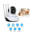 NEVERDIE STORE - (security protection)Camera Robo 3 Antenas Ip Wifi 360º 720p Sistema Yoosee ENVIO RAPIDO PARA TODO O BRASIL