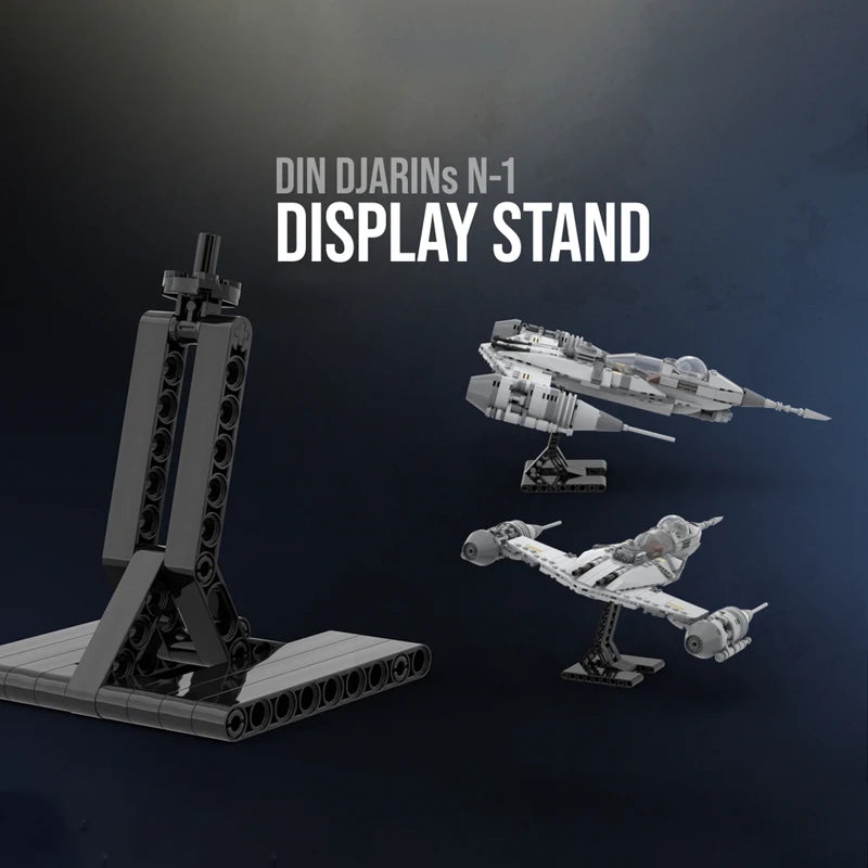 MOC Star Plans N1 Starfighter 75325 Display Stand Model Building Blocks DIY Showing Assemble Bricks Children Toy Christmas Gift