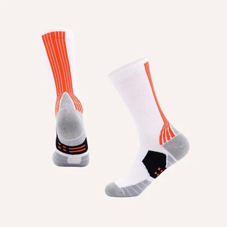 Mit Kupfer angereicherte, gepolsterte Athletic Crew Performance-Socken