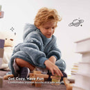 Bedsure Glow-In-The-Dark Blanket Hoodie For Kids- Space