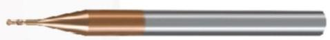 Kugelkopf-Schaftfräser mit 2 Schneiden und Mikrodurchmesser | MilingTools 