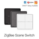 ZigBee Smart Battery Powered Light Switch Scene Push Button Switches Multi-Control