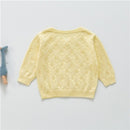 New born baby girls knitted cardigan ourfit