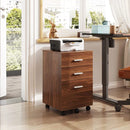 16.1W Wood 3 Drawer Mobile File Cabinet  DEVAISE