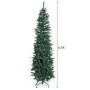 6.5ft Flocking Tied Light Christmas Tree