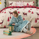 Sherpa Fleece Tall Blanket Hoodie