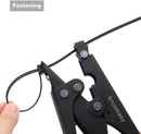 Cable Tie Tool,Knoweasy Cable Tie Gun and Tensioning and Cutting Tool for Plastic Nylon Cable Tie or Fasteners