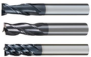 2/3/4 flutes square end mills