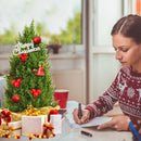 18.5" Tabletop Artificial Christmas Tree w/ 170 PE Branches & Pulp Stand