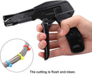 Herramienta para amarres de cables, pistola para amarres de cables Knoweasy Fastening y pistola para amarres con cremallera de corte al ras con mango de acero para amarres de cables de nailon