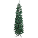 6.5ft Flocking Tied Light Christmas Tree