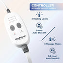 Weighted Electric Heating Pad With Massager