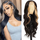 Tuneful Skunk Stripe Body Wave Wigs 13x4 5x5 HD Lace Human Hair