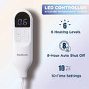 Manta calefactora Sherpa de forro polar suave eléctrica Bedsure