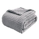 Grey Chunky Weighted Blanket
