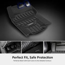 Nissan Rogue 2014-2020 Custom Floor Mats TPE Material 1st & 2nd Row Seat, Don't Fit Sport & Select