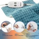 Weighted Electric Heating Pad With Massager