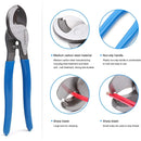 Kabelschuh-Crimpwerkzeug, Knoweasy Akku-Kabelschuh-Crimper mit Drahtschneider für Hochleistungsdraht-Kupferschuhe AWG