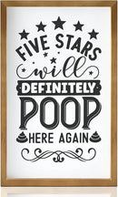 Funny Bathroom Decor Wall Art