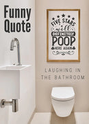 Funny Bathroom Decor Wall Art