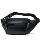 WESTAL Men Belt Bag Men's Waist Bags Genuine Leather Male Fanny Pack Leather Money Phone Pouch Bag Hip Men's Shoulder Bags 9080