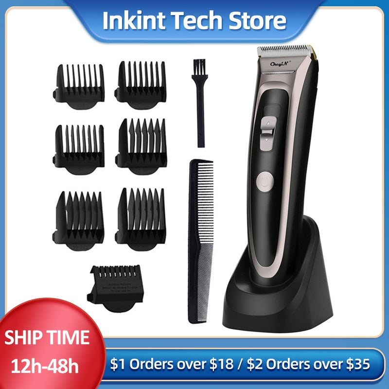 CkeyiN Professional Digital Hair Trimmer Rechargeable Electric Hair Clipper Men&