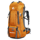 Free Knight 60L Camping Senderismo Mochilas Bolsa al aire libre Mochilas turísticas Bolsa de deporte de nylon para escalar Viajar con cubierta de lluvia