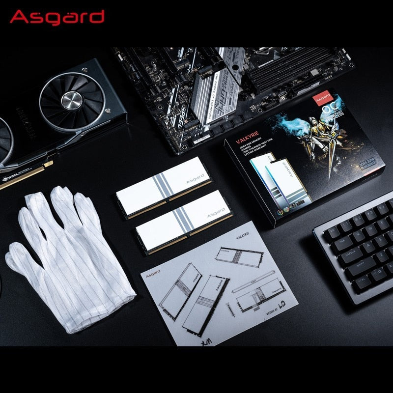 Asgard  V1 Black Knight RGB RAM 16gb PC Memory RAM Memoria  Computer Desktop DDR4 PC4 8g 16g  3200mHZ 3600Mhz DIMM  RGB