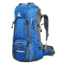 Free Knight 60L Camping Senderismo Mochilas Bolsa al aire libre Mochilas turísticas Bolsa de deporte de nylon para escalar Viajar con cubierta de lluvia