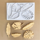 Aouke Feather Turtle Leaf Silicone Mold DIY Clay Plaster Chocolate Mold Cake Baking Decoration Feather Shape Silicone Mold