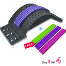 Rückenmassagegerät Bahre Unterstützung Spine Deck Schmerzlinderung Chiropraktik Lendenwirbelsäulenentlastung Rückendehner Fitness-Massagegeräte