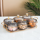 Dried Fruit Salad Plate Snack Dishes Transparent Round Dessert Jar Dish Snacks Grid Food Storage Preserved Tray Box Lid Bowl