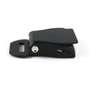 FED037 High Quality Aluminium Alloy Airplane Seat Belt Buckle - All Black