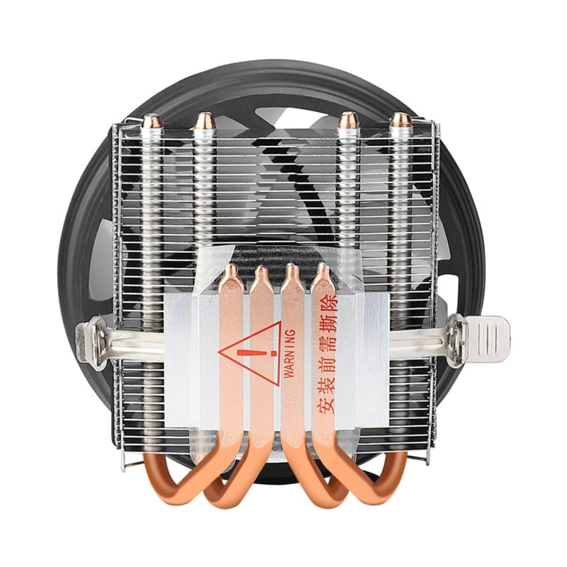 BINGHONG AM4CPU Cooler Radiator 4 Pure Copper Tube 12cm Cpu Ventilador disipador de calor para 775 1150 1155 1356 1700 AMD AM3 Ventilador de refrigeración X79 X99