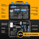 DEKO GCD20DU3 20V Max Household DIY Woodworking Lithium-Ion Battery Cordless Drill Driver Power Tools Electric Drill Power Drill