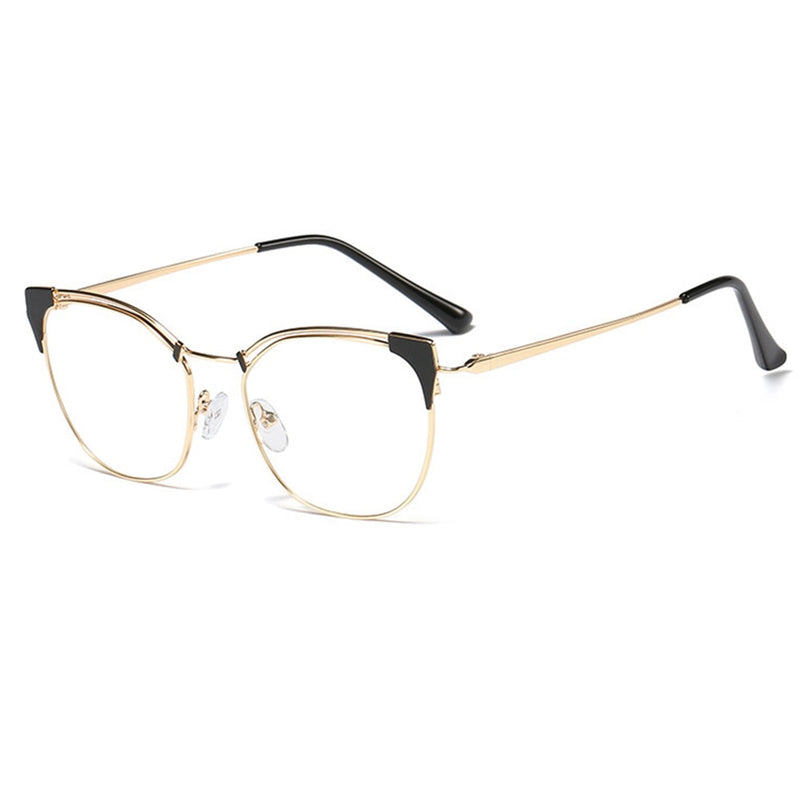 Belmon Cat Eye Spectacle Frame Women Eyeglasses Computer Prescription Optical For Female Eyewear Clear Lens Glasses Frame 95537