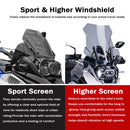 Parabrisas para BMW R1200GS R1250GS Adventure 2013-2021 2022 R1200 GS R1250 motocicleta deporte parabrisas Deflector de viento Protector