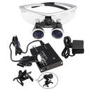 Dental Loupes Dental Magnifier Dental Lab Medical Loupes Magnification Binocular 2.5/3.5x Headlight Headlamp 3W/5W Seperately