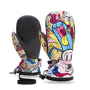 COPOZZ -30℃ Thicken Adult Teen Professional Snowboarding Ski Gloves Windproof Winter Warm Thermal Snow Mittens Skiing Snowmobile