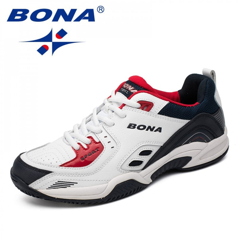 BONA neue populäre Art-Mann-Tennis-Schuh-im Freien rüttelnde Turnschuhe schnüren sich oben Männer-Sportschuhe-bequemes Licht-weiches freies Verschiffen