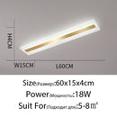 Acrílico Pasillo led luces de techo para sala de estar Plafond hogar Iluminación lámpara de techo homhome accesorios de iluminación Balcón moderno