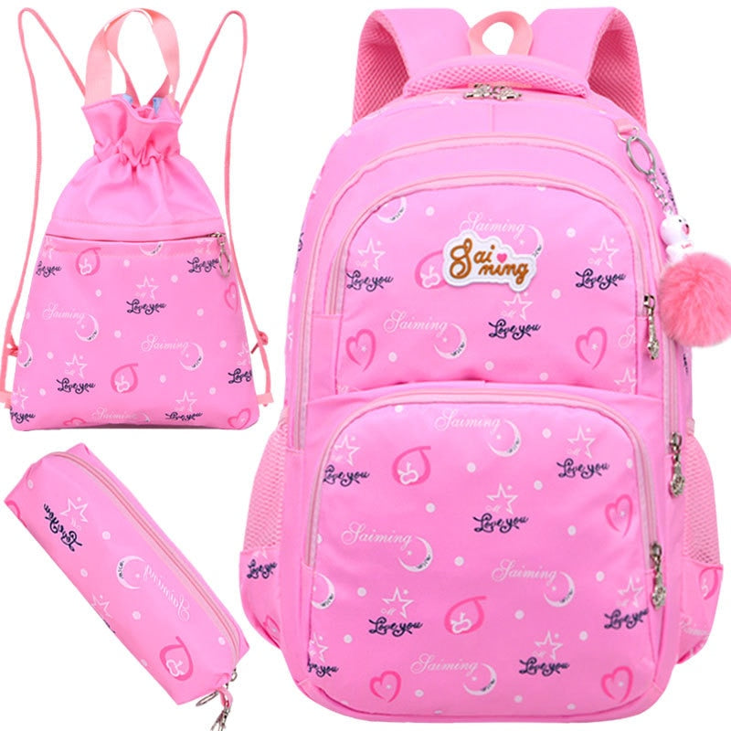 Mochilas escolares para niños, mochila ortopédica para niñas, mochilas de princesa para niños, conjunto de mochilas escolares, mochila para escuela primaria, mochilas para niños